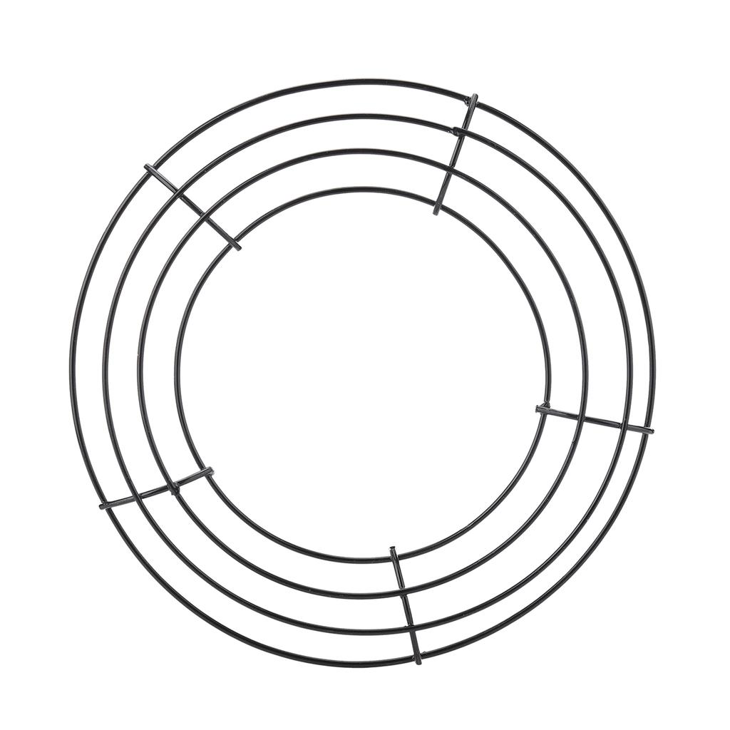 Iron Wire Wreath Flexible Robust Metal Iron Wire Wreath for Home Wedding Decoration