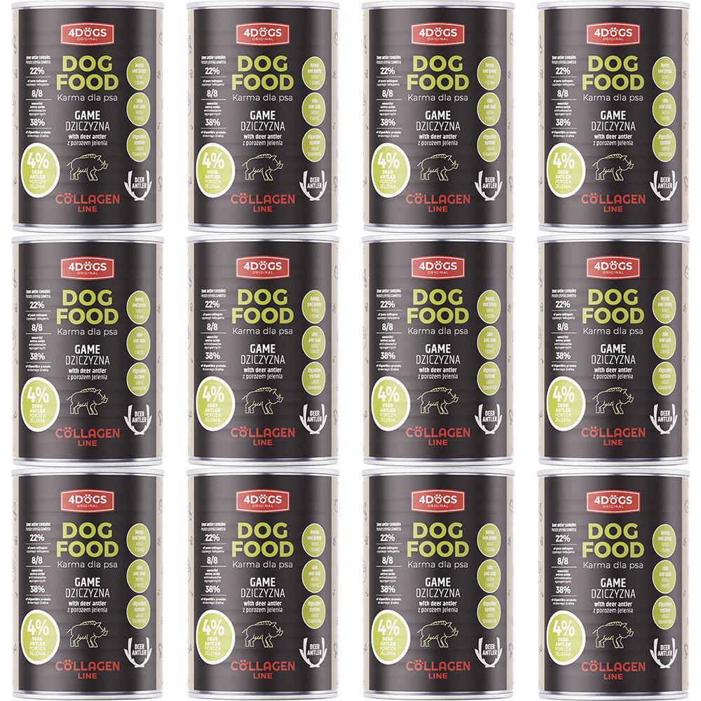 Collagen Line food - with antlers and game 400 g - 10+2 free