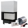 Smart Steel Fireplace KRATKI VNP 810/410 14 kW Ø 200 Lift-up MSK