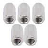 5PCS Metric Hex Coupling Nut M12 X 1.75 19 L35mm Stainless Steel Long Rod Coupling Hex Nut for Hanging