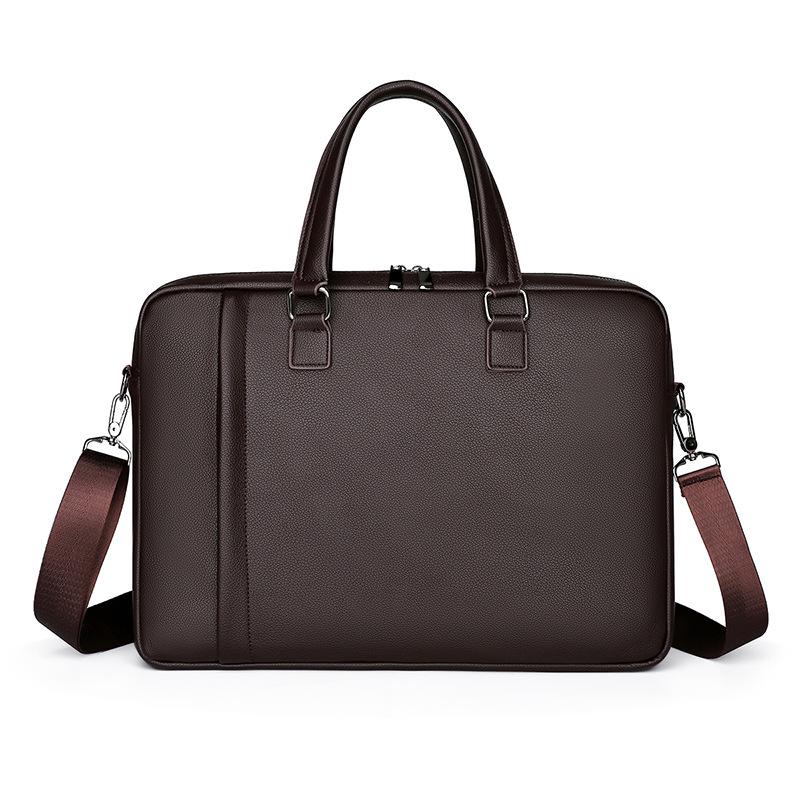 14-15 Inch Crossbody Briefcase: Large Capacity Laptop Bag