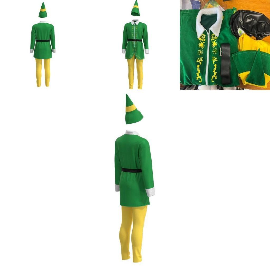Authentic Men's Elf Cosplay Outfit For Halloween And Christmas