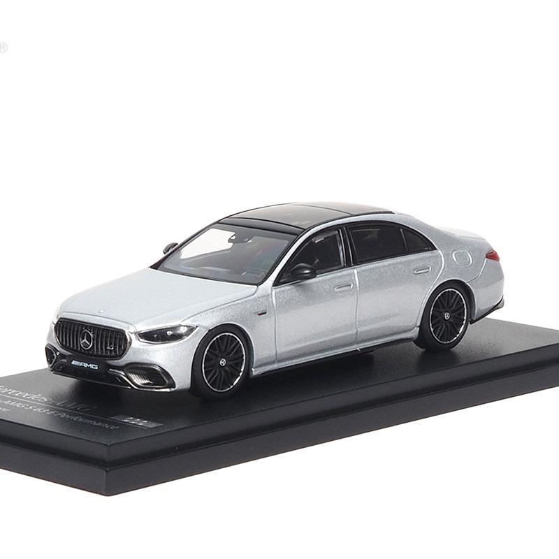 Almost Real AR box 1:64 Mercedes AMG S63 E alloy car model collection boy toy desktop ornament birthday gift