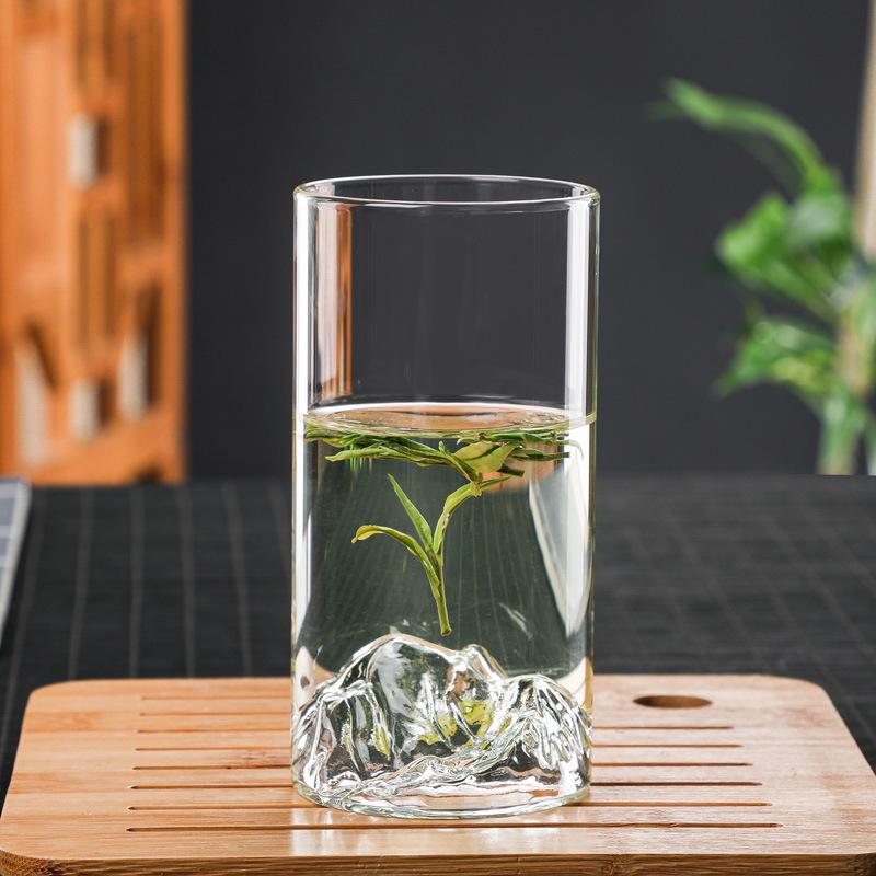 Household Integrated Molding Transparent Glass Double-layer Anti-scalding and Heat Insulation Guanshan Cup Removable Filter Tea Cup