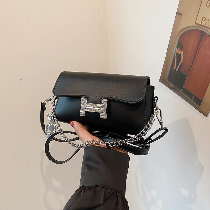 Pu Street Style Small Square Bag 2024 New Spring Fashion Shoulder Bag