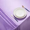 Tablecloth Nordic Style Smooth Satin Fabric Dustproof Protective Cover Wedding Party Dining Table Cloth