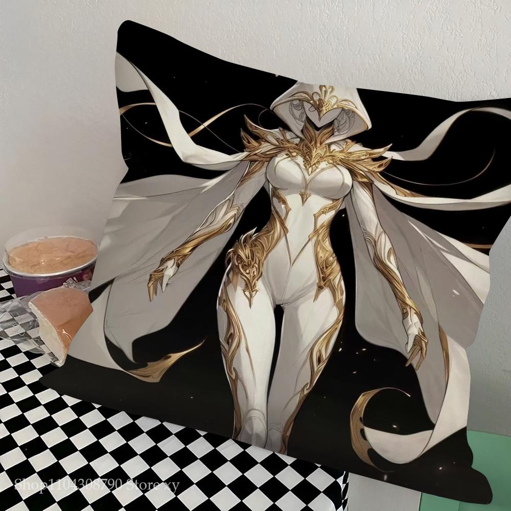 

The Faraway Paladin Pillow Case Square Pillow Bedroom Sofa Leisure Comfort Cushion Car Living Room Home Decoration 16x16Inch