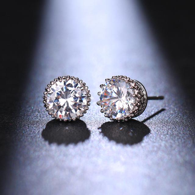 

Bettyue Classic Round 0.7cm Серьги Три Цвета Выбор Для Женщин И Девочек Модные Циркониевые Платья - На Банкет Великолепный Подарок белый