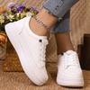 Fashionable New Style Sexy Flat Shoes for Women Spring and Autumn Round Toe Comfortable Thick Sole Non Slip Casual Sports Shoes