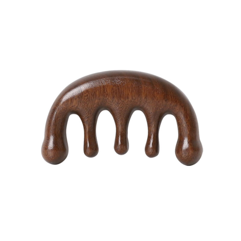 Scalp, shoulder, meridian, lymphatic circulation massage wooden gua sha set