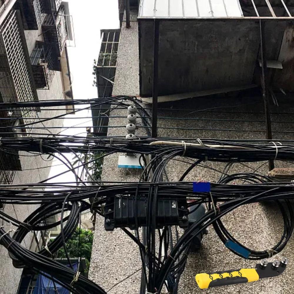Drahtrichtwerkzeug Elektrisches Kabelwerkzeug Edelstahl-Kabeldraht-Richter Bauwerkzeug