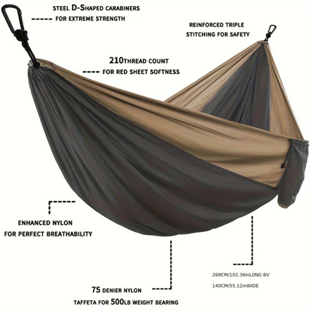 Ultra Light Portable Hammock Nylon Color Matching Hanging Bed  Travel Adventures