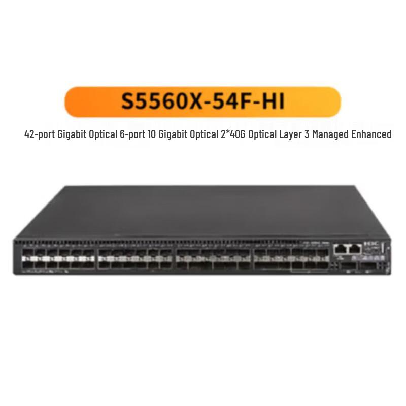 

H3C S5560X-54F-HI Gigabit Enterprise Layer 3 Managed Switch