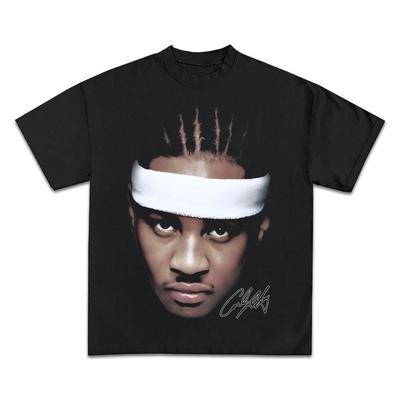 Carmelo Anthony Grote Kop Grafisch Boxy Vintage Shirt Streetwear Basketbal T-shirt Unisex T-shirt