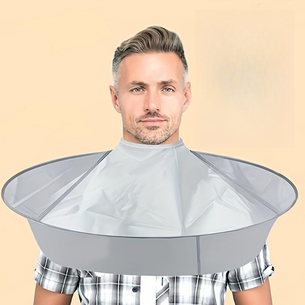 

Регулируемый складной фартук-накидка для стрижки - Накидка-плащ для волос, парикмахерская накидка с черной расческой - для взрослых, женщин и мужчин, для салонного и домашнего использования