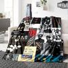 Manta de Franela con Portadas de Álbumes de Depeche Mode Súper Suave Cálida Acogedora para Sofá Cama Oficina Viaje Todas las Estaciones Decoración del Hogar Regalo