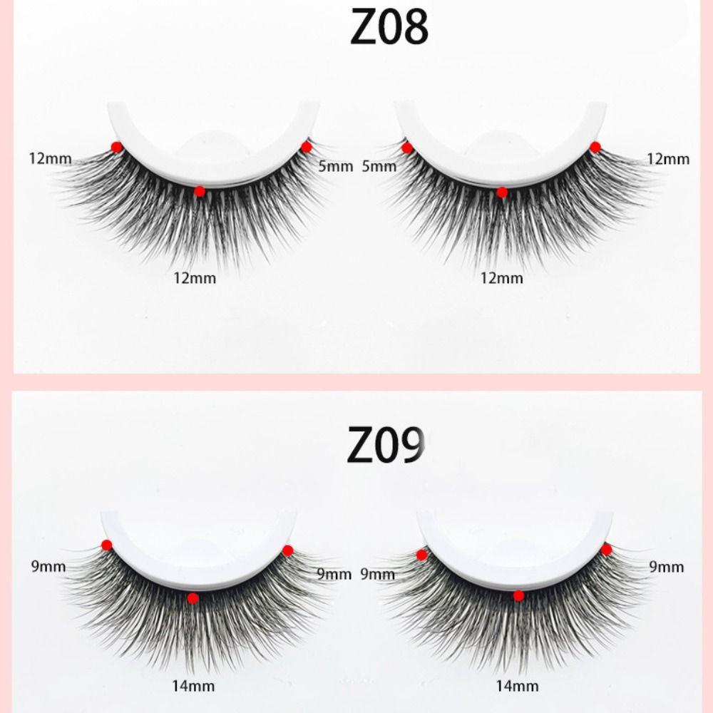 Makeup Self-adhesive False Eyelashes with Spare Tape False Eyelash Clusters Women