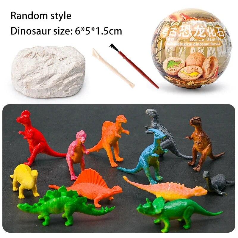 Œuf de Dinosaure Tyrannosaure Modèle Jouets Scientifique Exploitation Minière Jouet Éducatif Dinosaure Archéologie Creuser Jouets pour Enfants Enfants