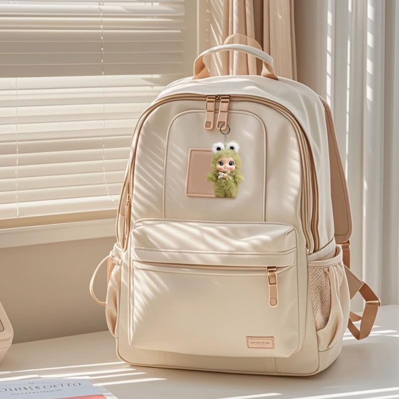 Cartoon Soft Doll Keychain With PP Cotton Filling For Keys Bags And Backpacks Multiple Color Trendy Car Decoration