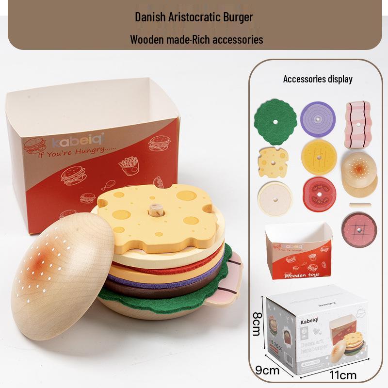 Wooden Danish Ice Cream & Tea Playhouse Toy for Kids & Parents