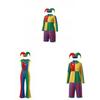 Terrifier Clown Cosplay Outfit With Polyester Fabric For Halloween Party And Themed Events For Men Women