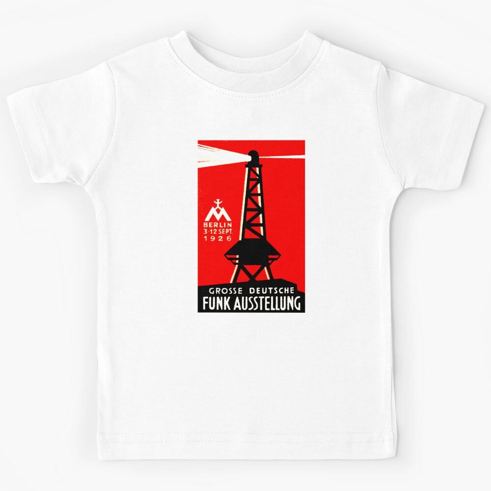 1926 Radio and Broadcasting Exhibit Kids T-Shirt 140