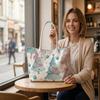 Christmas Tree Pattern Casual Tote Ladies Fashion Handbag Daily Shopping Bag
