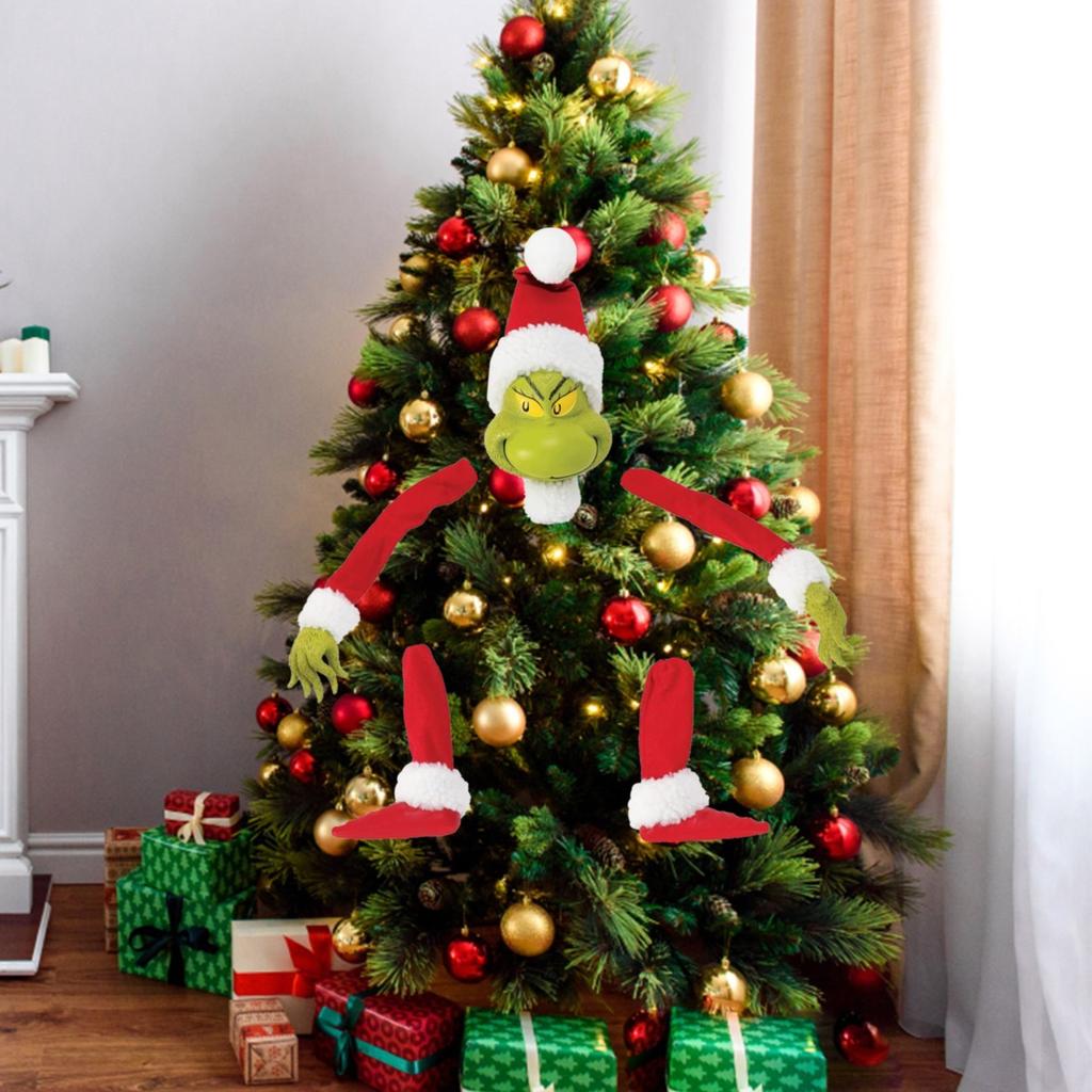Christmas Decorations Christmas Tree Decoration Christmas Tree Head Arms And Leg Stolen Christmas Stucco Tree Top Wreath Orament