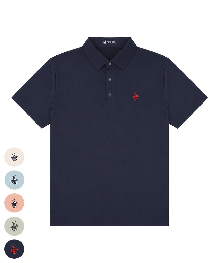 BHPOLOCLUB Men'S Cool Touch Minimal Collared T-Shirt 5 Colors Ts207