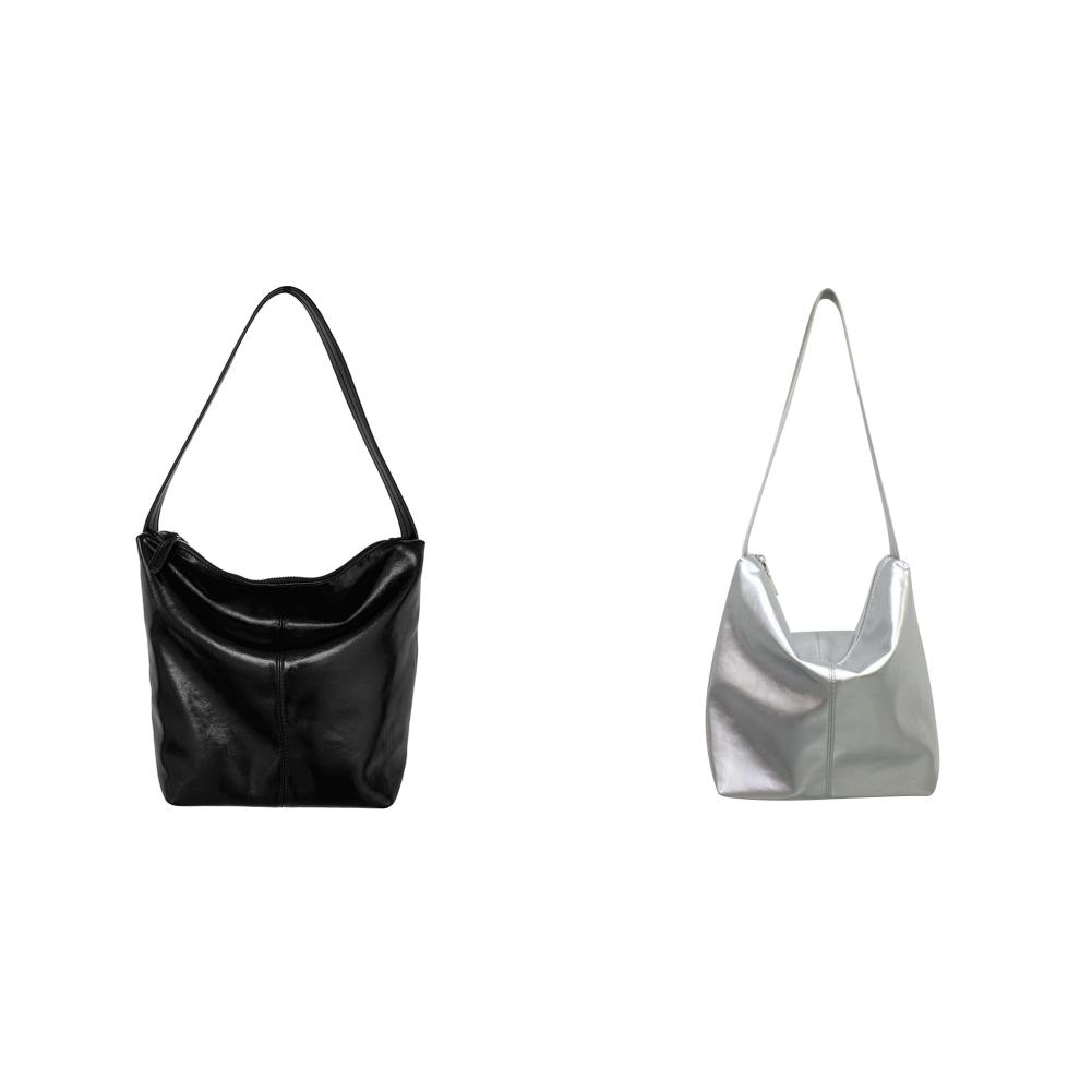 

Женская сумка-ведро из искусственной кожи, сумка для подмышек большой емкости для путешествий на открытом воздухе (черный)