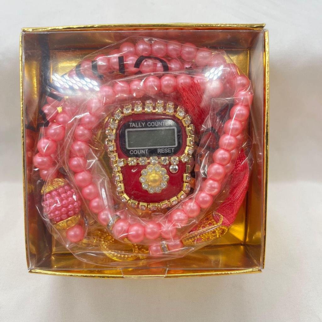 Central Asia Rhinestone and Bead Gift Set - 99 Crystal Glass Beads with Beading Box
