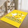 Pokémon Pikachu Print Non-Slip Home Decor Rug, Cute Cartoon Welcome Mat, Perfect Gift for Family and Friends.