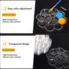 10 Pcs Disposable Gouache Oil Painting Palette Plum Blossom Shape Painting Art Palette Washable Watercolor Paint Palette