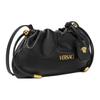 Versace Tag Borsa Brand Metal Logo Lambskin Clutch Mini Women clutch Black 1021699-1A13171-1B00V