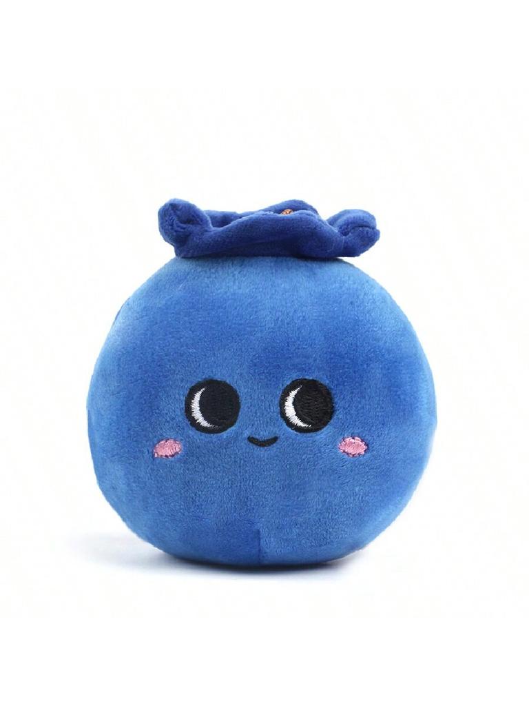 Cute Blueberry Plush Toy Soft Stuffed Doll For Kids Cognitive Play Fruit Theme Decoration Ornament