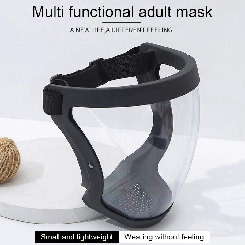 Work Protection Mask Transparent Facial Protector Face Facemask Protective Outdoor Heating Home Kitchen Tools Full Face Mask