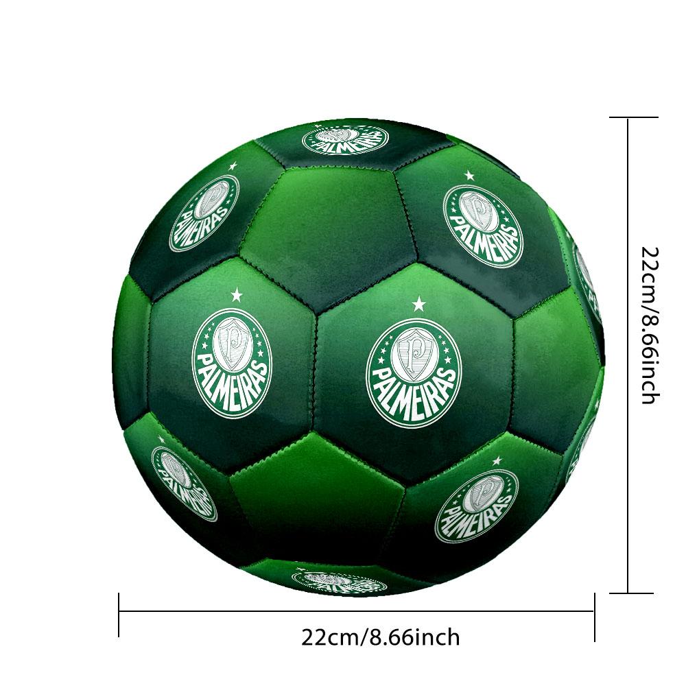 SE Palmeirasfootball clubIndoor Size 5 Soccer Ball Colorful Machine Stitched PVC Competition Ready Durable High-Bounce