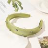 Water Diamond Sponge Hair Hoop Sparkling Korean Hairband Wash Face Headband  High End Headwear