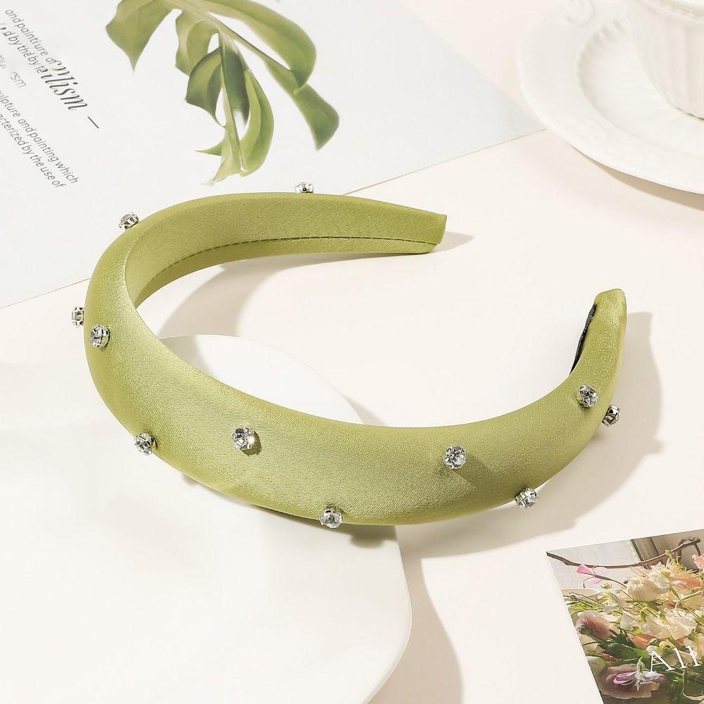 Water Diamond Sponge Hair Hoop Sparkling Korean Hairband Wash Face Headband  High End Headwear