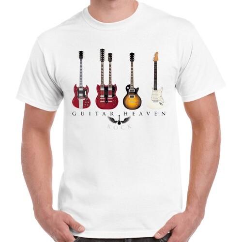 

Guitar Heaven Rock Funny Cool Gift Men Women Retro T Shirt 2780 4XL
