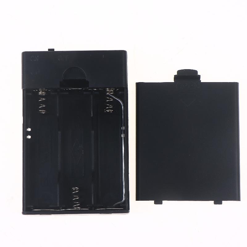 1Pcs Built In USB Battery Holder With Switch And Cover 3AA 4.5V Battery Box AA Battery Case DIY Accessories