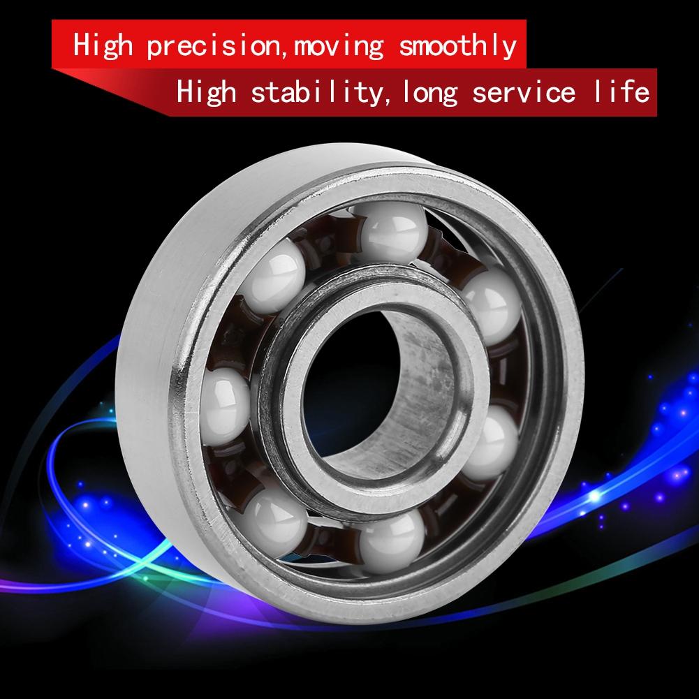 1pc Miniature 608 Hybrid Ball Bearing Ceramic Balls for Fingertip Toys Spinner 8*22*7mm