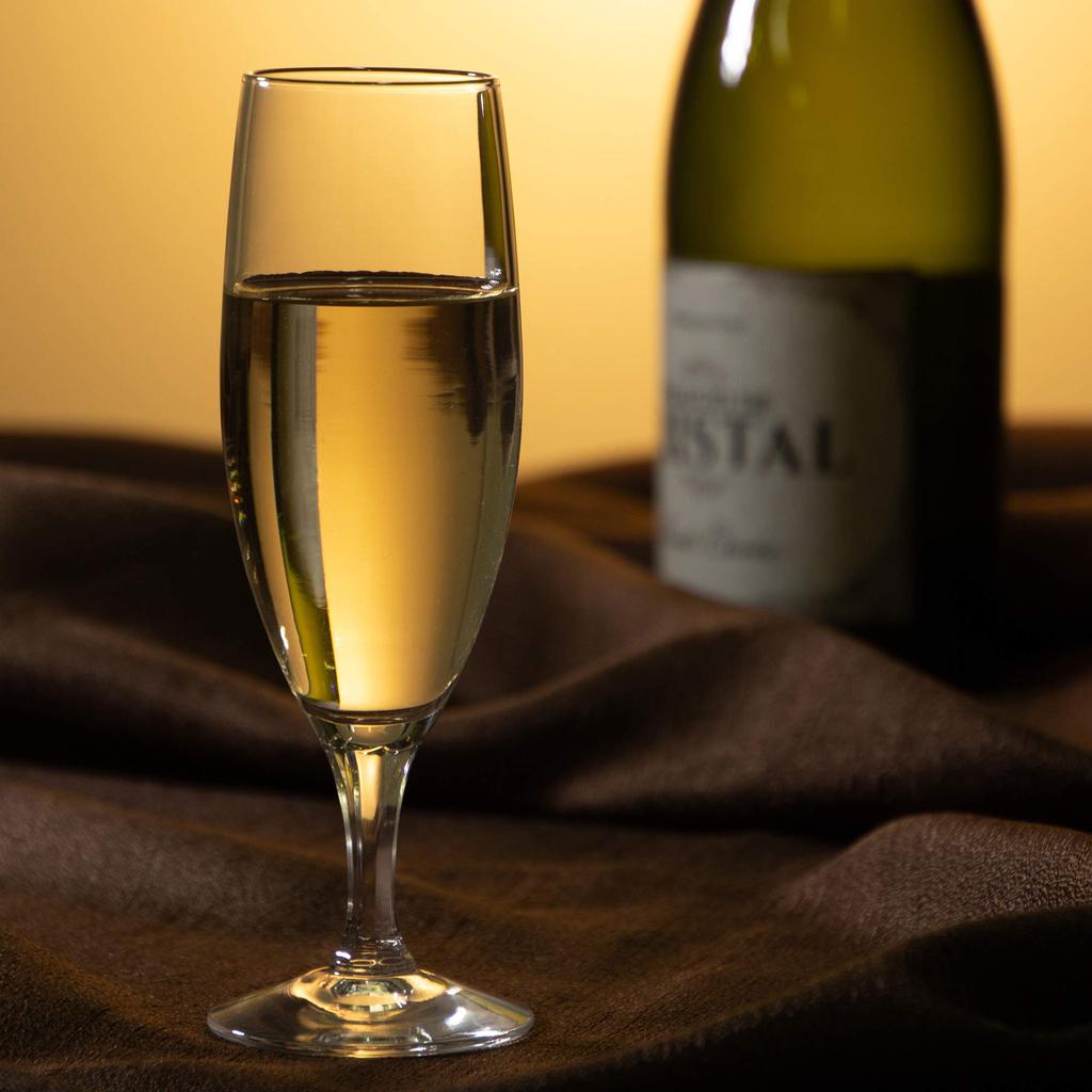 Toyo Sasaki Glass Champagne Glass New Spur Flute Champagne Glass 165ml Made in Japan Dishwasher Safe Glass Champagne Cup 32054