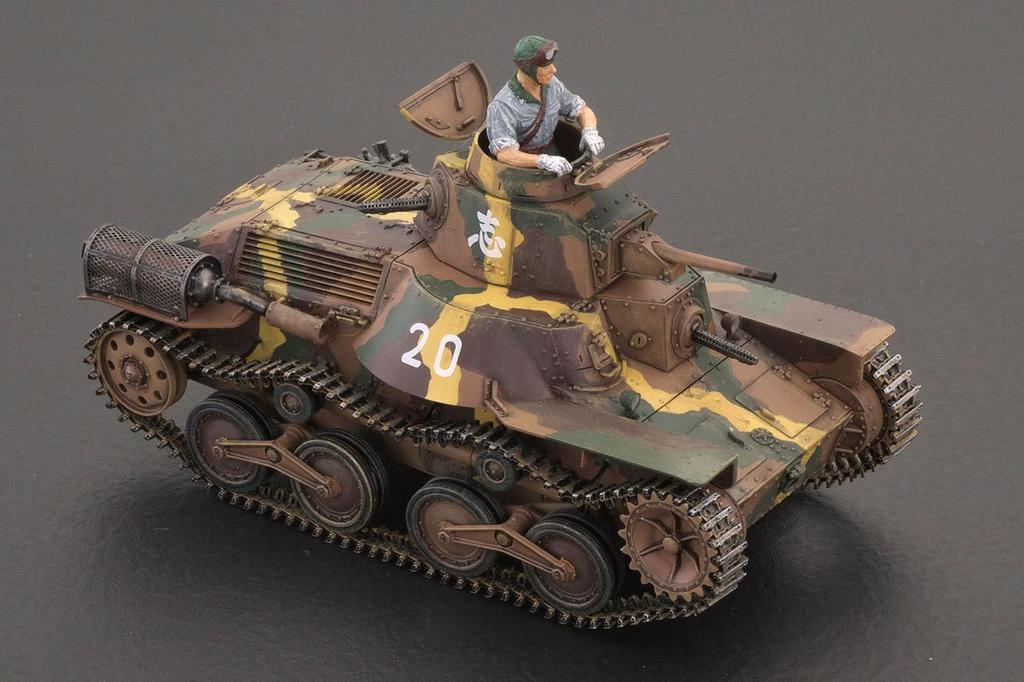 MONO/Dragon 1/35 Scale Tanks of the World WWII Japanese Army Type 95 Ha-Go Early Model Plastic Model Kit MD009 (Tank)