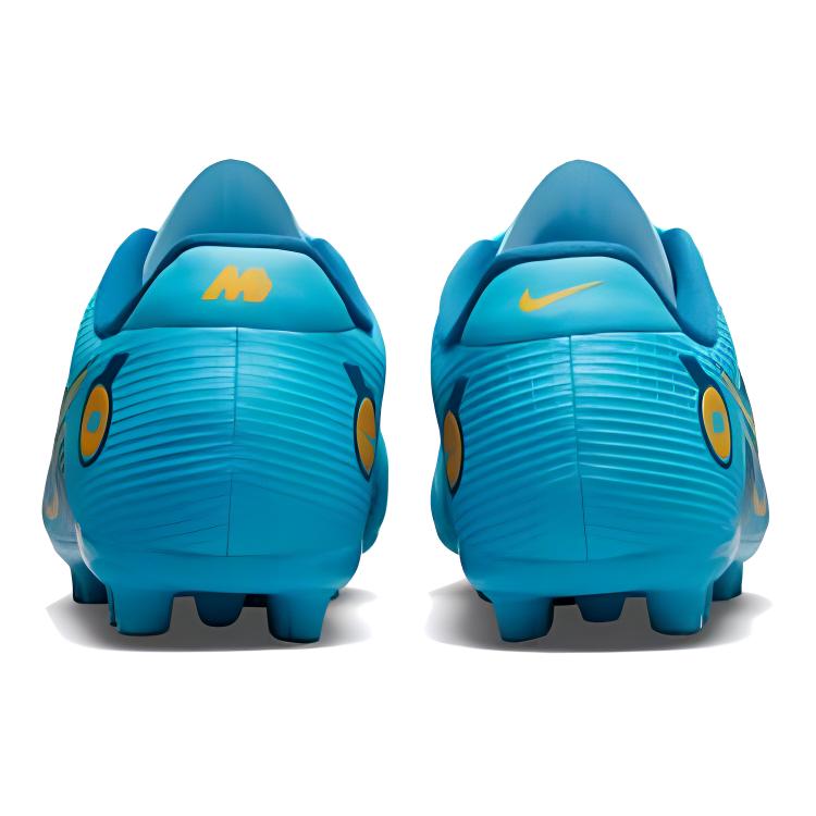 Nike Soccer Spike Jr. Vapor 14 Academy Firm Ground Non-Slip Durable Low Top Soccer Shoes Kids sneaker Blue DJ2855-484