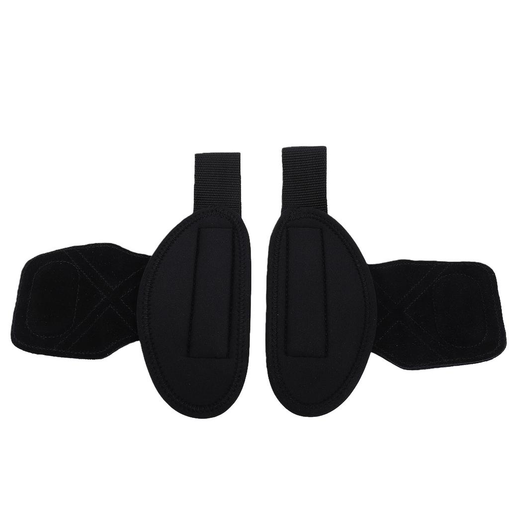 Lifting Wrist Straps Women Men Cowhide Weight Lifting Grips Anti Slip Gym Workout Straps for Deadlift Powerlifting Black