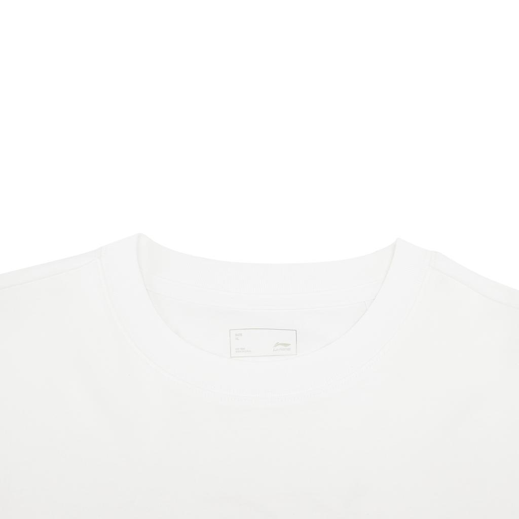 Li Ning Sports Lifestyle Series Pullover Round Neck Letter Pattern Couple T-Shirt Unisex Tops ATSW371-5