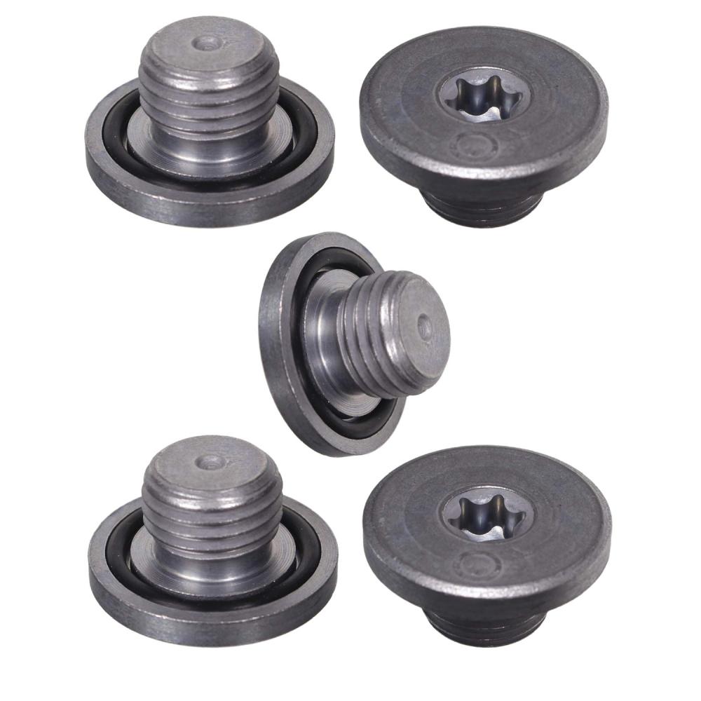 5Pcs Engine Oil Pan Drain Sump Plug Screw Bolt Steel M14 X1.5 For Vauxhall Astra J H CORSA B C