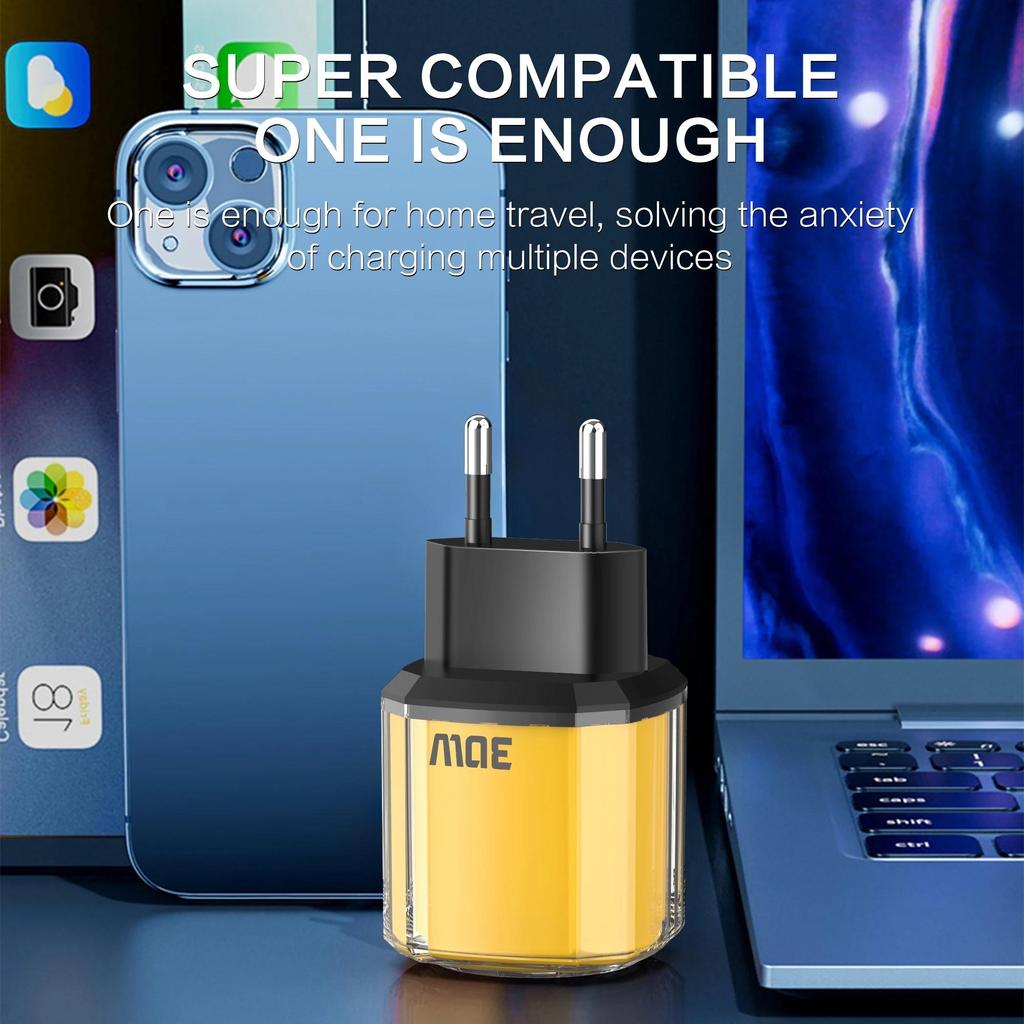 USB Typ C Nabíječka Rychlé Nabíjení PD Adaptér pro Nabíjení Mobilního Telefonu Pro iPhone Samsung Xiaomi Huawei Rychlé Nabíjení 3.0 Nástěnná Nabíječka