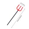 Devil Pitchfork Prop Plastic Devil Halloween Costume Accessories Red Fork Staff Masquerade Cosplay Party Supplies For Adults Kid
